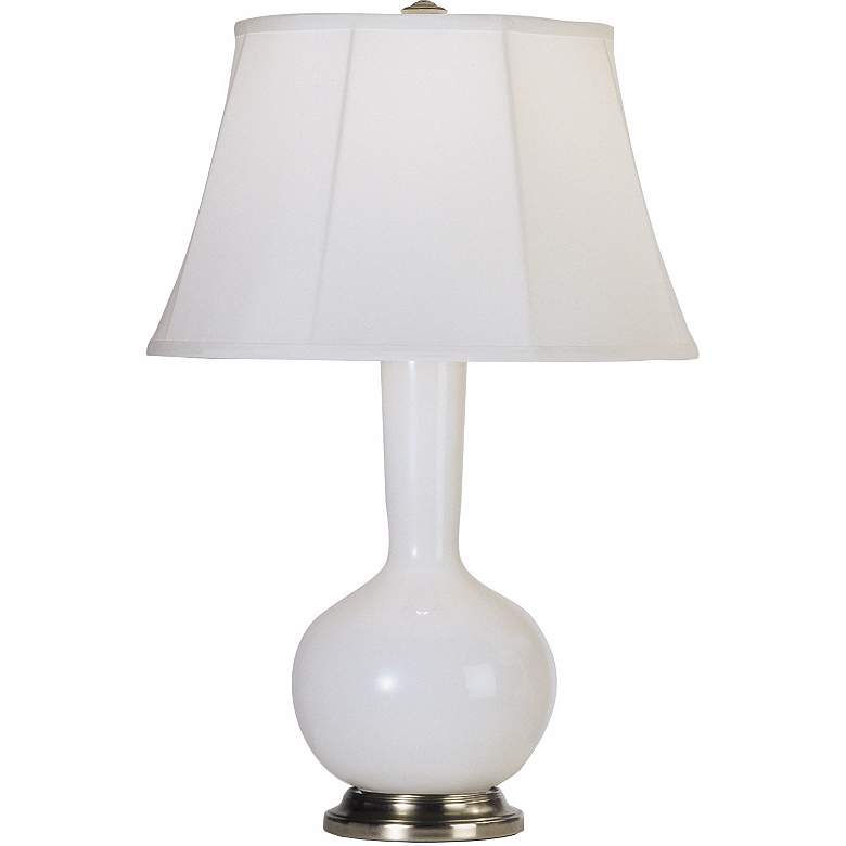Image 1 Robert Abbey Genie Silver and Lily Ceramic Table Lamp