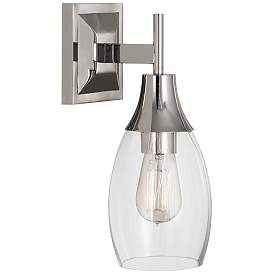 Image1 of Robert Abbey Grace 13" High Polished Nickel Wall Sconce