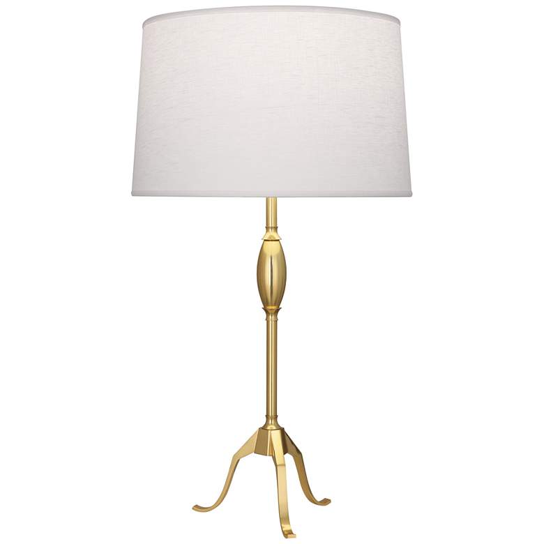 Image 1 Robert Abbey Grace 29" High Footed Brass Finish Table Lamp