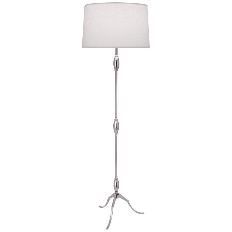 Image 1 Robert Abbey Grace 64 1/4" High Polished Nickel Floor Lamp