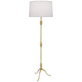 Image1 of Robert Abbey Grace 64" Metal Modern Brass Floor Lamp