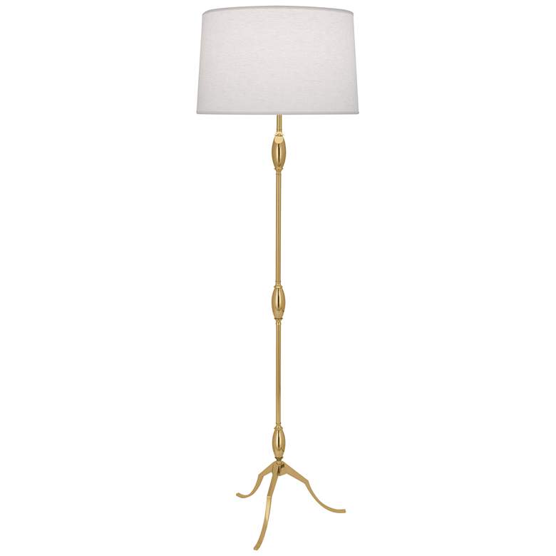 Image 1 Robert Abbey Grace 64" Metal Modern Brass Floor Lamp