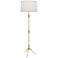 Robert Abbey Grace 64" Metal Modern Brass Floor Lamp