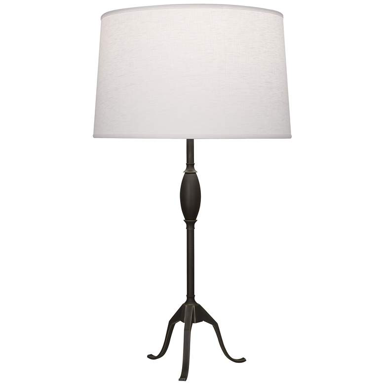 Image 1 Robert Abbey Grace Deep Bronze Footed Table Lamp