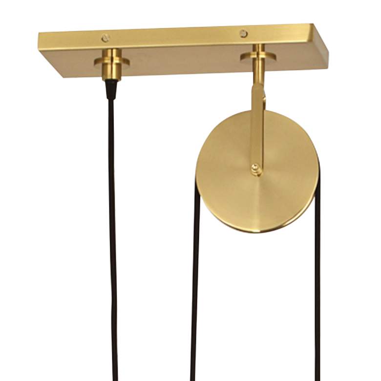 Image 3 Robert Abbey Gravity 14 1/4 inch Wide Modern Brass Pendant Light more views