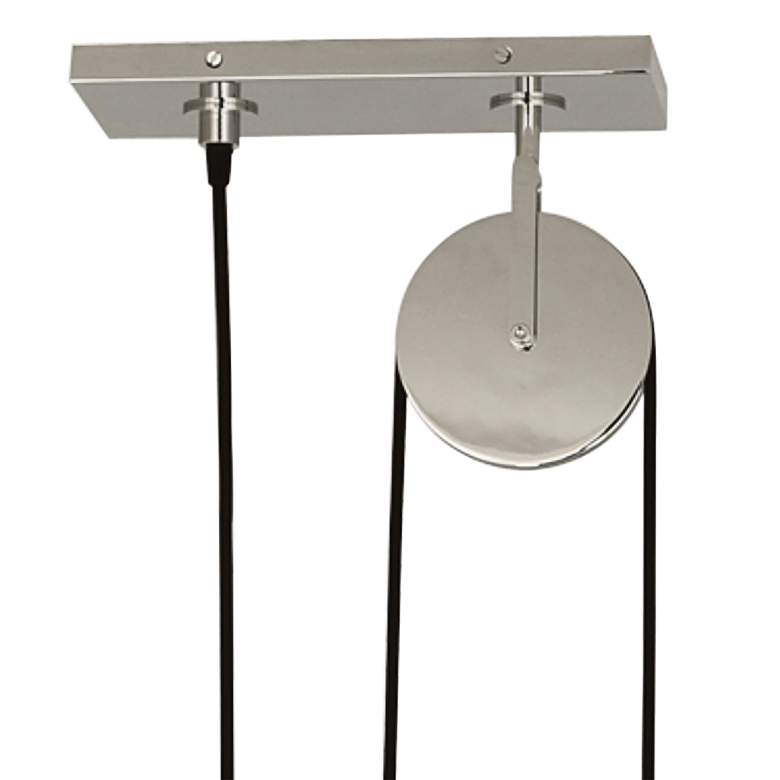 Image 3 Robert Abbey Gravity 14 1/4" Wide Polished Nickel Pendant Light more views