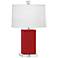 Robert Abbey Harvey 19 1/4" Ruby Red Glazed Ceramic Accent Lamp
