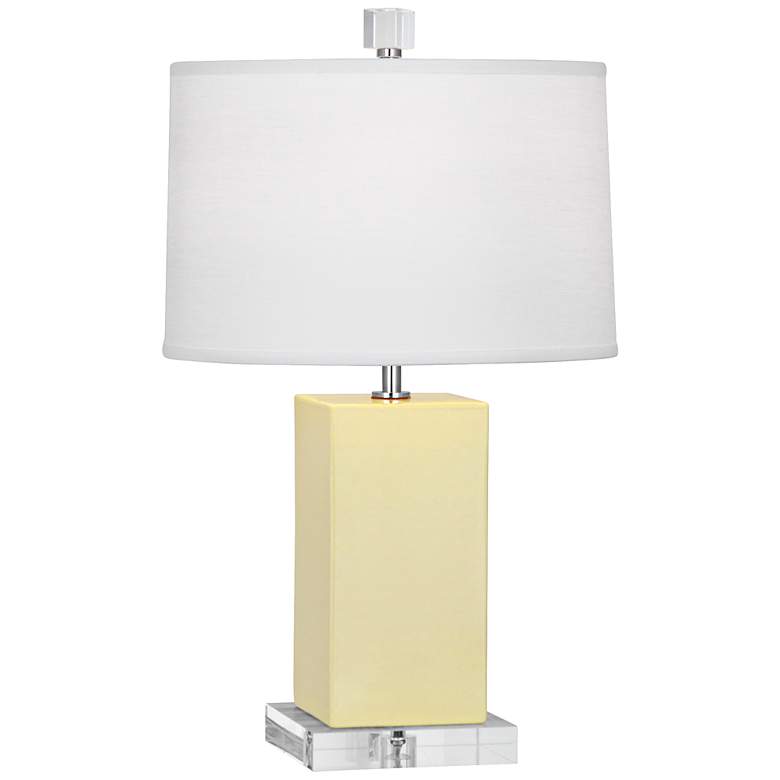 Image 1 Robert Abbey Harvey Butter Glazed Ceramic Accent Lamp
