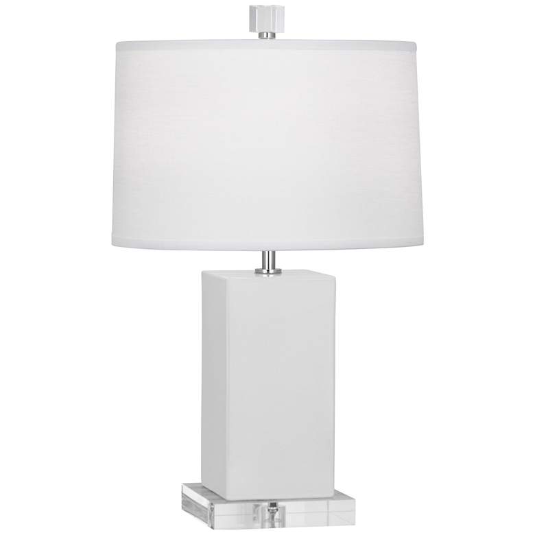 Image 1 Robert Abbey, Harvey, Daisy Glazed Ceramic, Accent Lamp