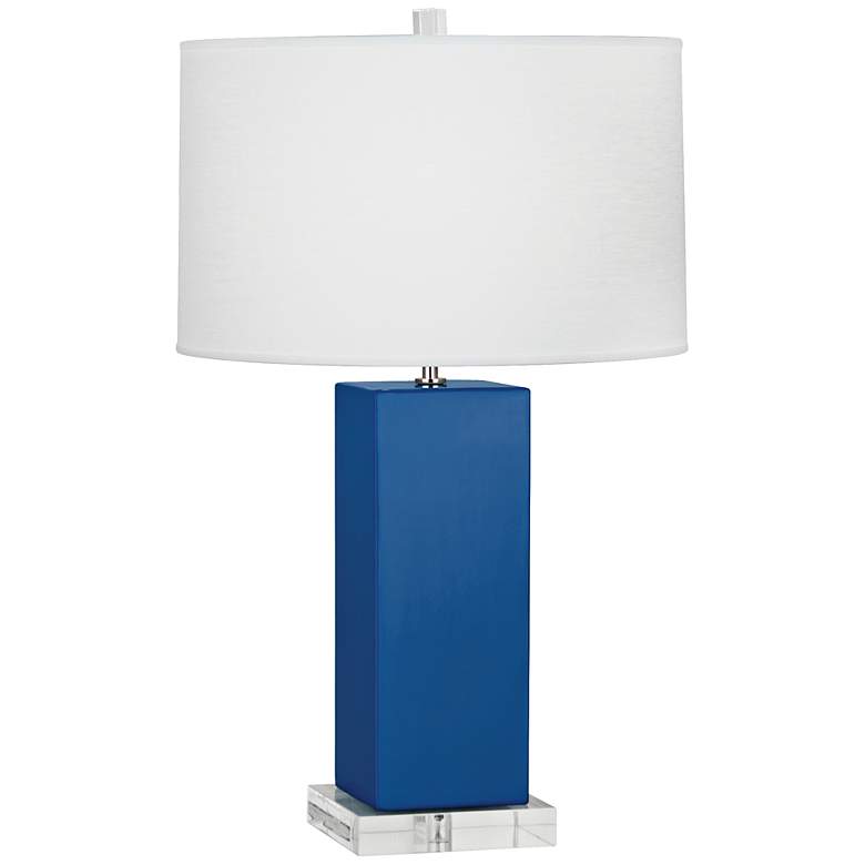 Image 1 Robert Abbey Harvey Marine Glazed Ceramic Table Lamp