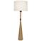 Robert Abbey Hatteras 61" Fondine and Bronze Natural Rope Floor Lamp