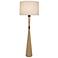 Robert Abbey Hatteras 61" Heather and Bronze Natural Rope Floor Lamp