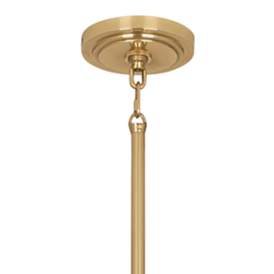 Image3 of Robert Abbey Horizon 15 1/4" Wide Modern Brass and Clear Pendant Light more views