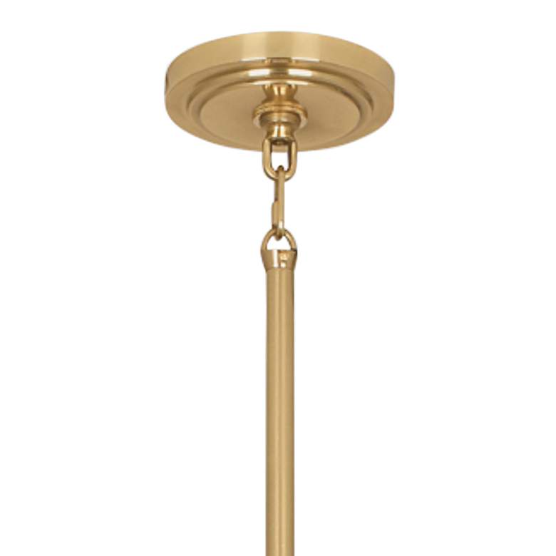 Image 3 Robert Abbey Horizon 15 1/4 inch Wide Modern Brass and Clear Pendant Light more views