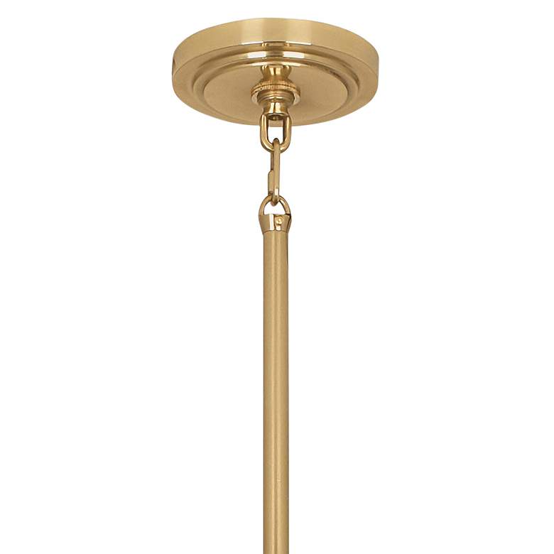Image 3 Robert Abbey Horizon 15 1/4" Wide Modern Brass and Grey Pendant Light more views