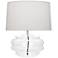 Robert Abbey Horizon 17 1/2"H Clear Glass Accent Table Lamp