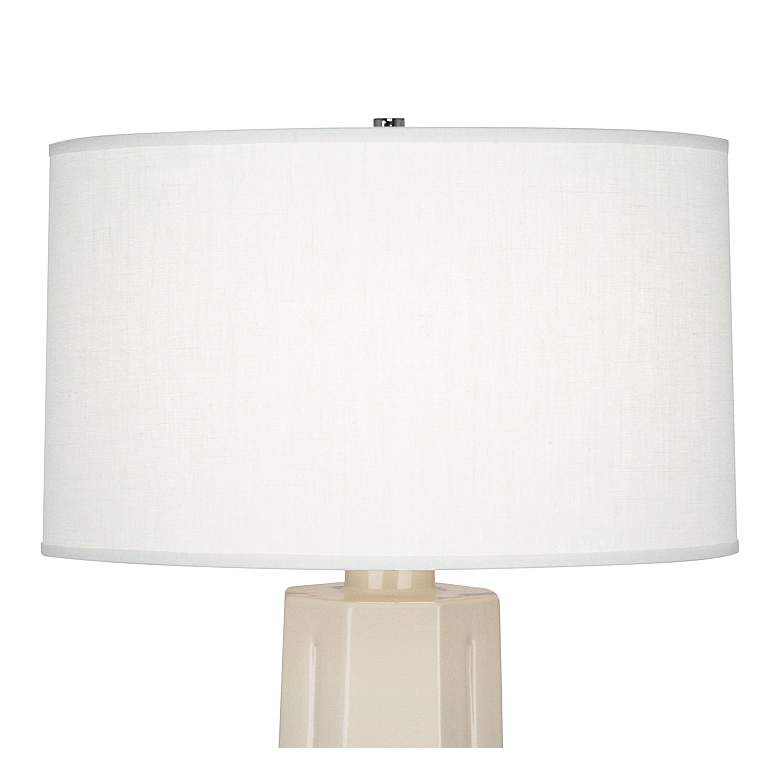 Image 3 Robert Abbey Isis Bone 26" High Table Lamp more views