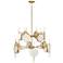 Robert Abbey Jace 32" Wide Modern Brass 12-Light Chandelier