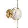 Robert Abbey Jace Modern Brass Plug-In Wall Lamp