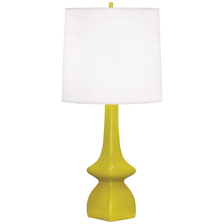 Image 1 Robert Abbey Jasmine 31" Citron Green Ceramic Table Lamp