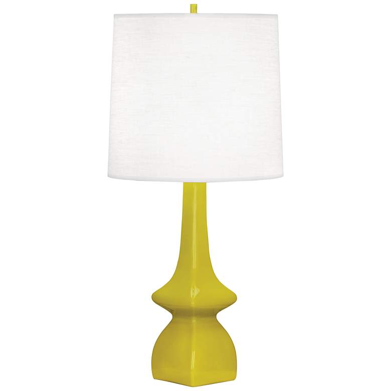 Image 1 Robert Abbey Jasmine 31 inch Citron Green Ceramic Table Lamp