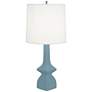 Robert Abbey Jasmine 31" Matte Steel Blue Modern Ceramic Table Lamp