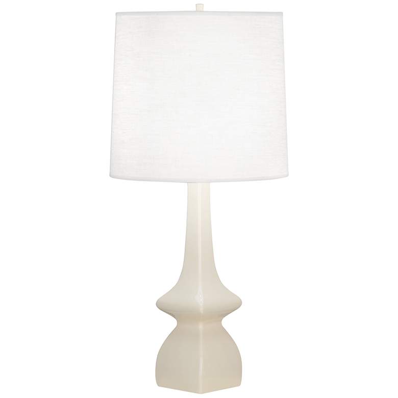 Image 1 Robert Abbey Jasmine 31 inch Modern Bone White Ceramic Table Lamp