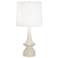 Robert Abbey Jasmine 31" Modern Bone White Ceramic Table Lamp