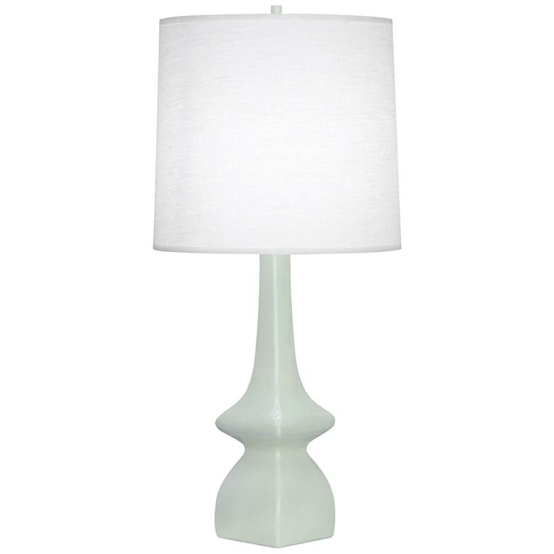 Image 1 Robert Abbey Jasmine 31" Modern Celadon Green Ceramic Table Lamp