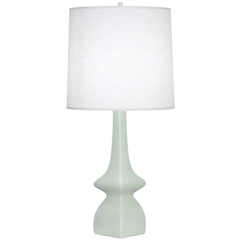 Image 1 Robert Abbey Jasmine 31 inch Modern Celadon Green Ceramic Table Lamp