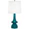 Robert Abbey Jasmine 31" Peacock Blue Modern Ceramic Table Lamp
