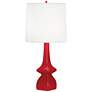 Robert Abbey Jasmine 31" Ruby Red Ceramic Table Lamp