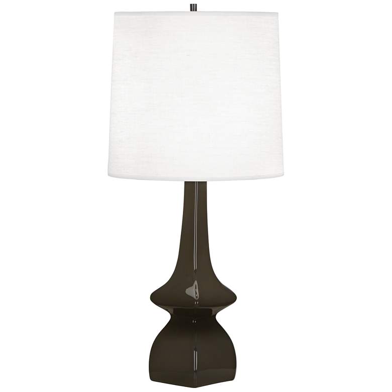 Image 1 Robert Abbey Jasmine Brown Tea Ceramic Table Lamp