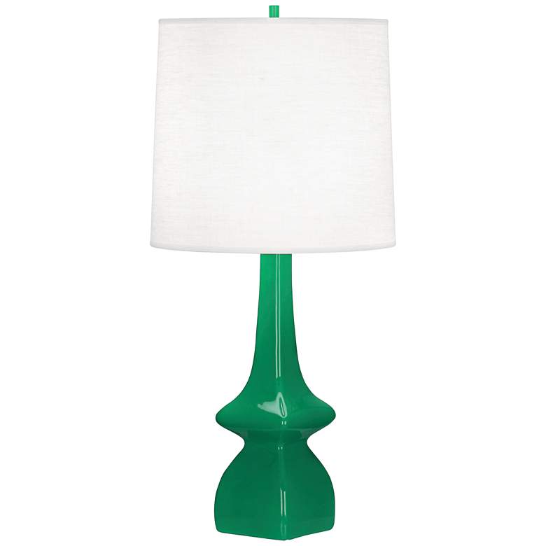 Robert Abbey Jasmine Emerald Green Ceramic Table Lamp