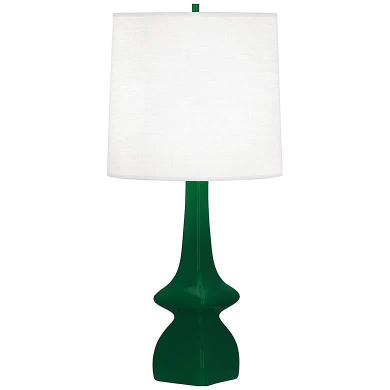 Image 1 Robert Abbey, Jasmine, Jungle GLAZED CERAMIC, Table Lamp