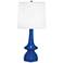Robert Abbey Jasmine Marine Blue Ceramic Table Lamp