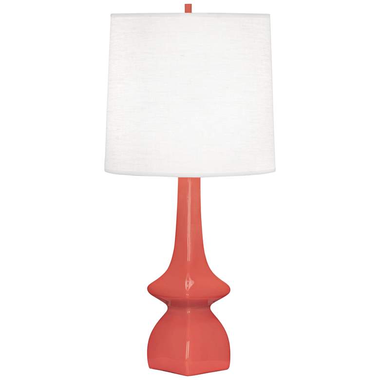 Image 1 Robert Abbey Jasmine Melon Ceramic Table Lamp