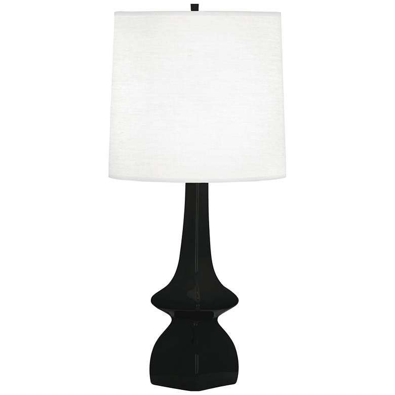 Image 1 Robert Abbey, Jasmine, Obsidian GLAZED CERAMIC, Table Lamp