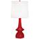 Robert Abbey Jasmine Ruby Red Ceramic Table Lamp