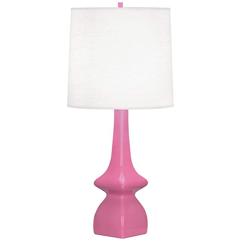 Robert Abbey Jasmine Schiaparelli Pink Ceramic Table Lamp