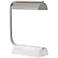 Robert Abbey Julian Polished Nickel and Marble Desk Lamp