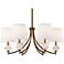 Robert Abbey Juliet 29 1/2" Wide Aged Brass Chandelier