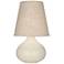 Robert Abbey June 23 1/2" Buff Linen Shade Bone Ceramic Table Lamp