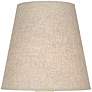 2_Robert Abbey June 23 1/2" Buff Linen Shade Bone Ceramic Table Lamp more views