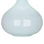 3_Robert Abbey June 23 1/2" Buff Linen Shade Ceramic Baby Blue Lamp more views