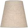 2_Robert Abbey June 23 1/2" Buff Linen White Lily Accent Table Lamp more views