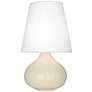 1_Robert Abbey June 23 1/2" High Bone Table Lamp with Oyster Linen Shade