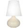 Robert Abbey June 23 1/2" High Bone Table Lamp with Oyster Linen Shade