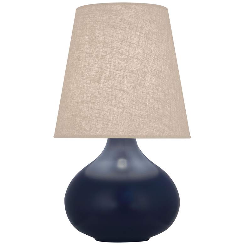 Image 1 Robert Abbey June 23 1/2" High Matte Midnight Blue Ceramic Accent Lamp