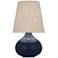 Robert Abbey June 23 1/2" High Matte Midnight Blue Ceramic Accent Lamp